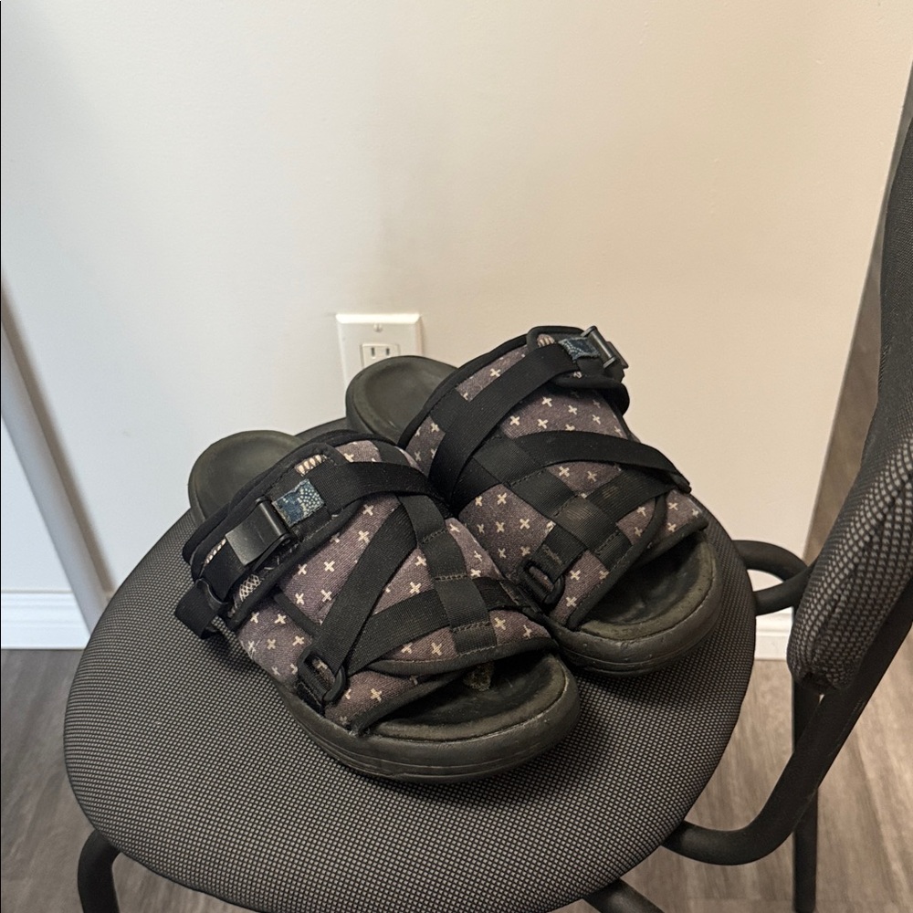 Visvim Black and Gray Sandals